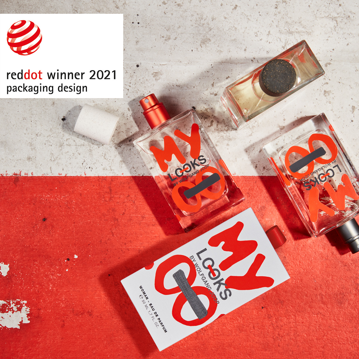 Two design awards for MY LOOKS fragrance collection LOOKS by